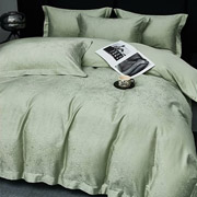 Комплект постільної білизни сатин-жаккард Євро Boutique Flowers Olive Soho