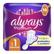 Прокладки гігієнічні 16 шт Always Platinum Normal Duo