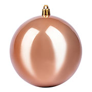 Новогодняя игрушка Шар перламутровый Yes! Fun 973513 темно-золотой 10 см