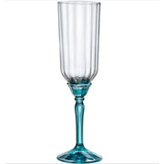 Келих для просекко 210 мл Florian Lucent Blue Bormioli Rocco блакитна ніжка