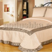 Покрывало с наволочками ARYA Scodella darkbeige - Фото №2