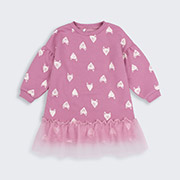 Сукня ПЛ384 трикотаж Бембі 301-рожевий-принт