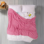 Махрове простирадло Azalea pink Iris Home