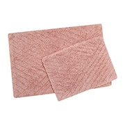 Набір килимків у ванну кімнату Gestro Irya gul kurusu рожевий