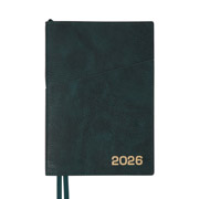 Щоденник датований інтегральний А5 368 стор Credo Leo Planner 252646 смарагдовий
