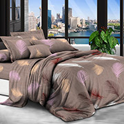 Постільна білизна Різнокольорові пір'їнки 600607 полікоттон Selena