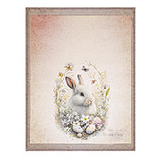 Кухонний великодній рушник Крольченя і крашанки Home Line