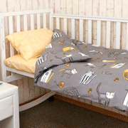 Дитяча постільна білизна бязь Киця Руно