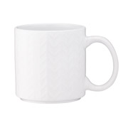 Чашка керамічна 360 мл Francesca Ardesto AR3482WH біла