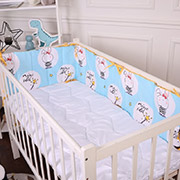 Борт у ліжечко Kids Time 20-0044 Cats and bunnies MirSon