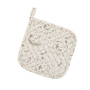 Прихватка кухонна Курочки-Клітинка Home Line 182609 коричневий-оливковий