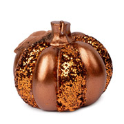 Свеча Тыква 8х6 см YES! Fun 974287 глиттер