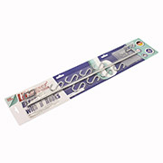 Планка рейлінгова хромована з 8 гачками Besser 50х3,5х8см з кріпленням smart sticker KM-0160