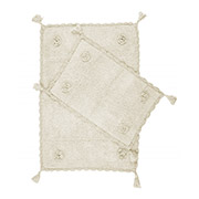 Набір килимків у ванну кімнату Calla Irya ekru молочний