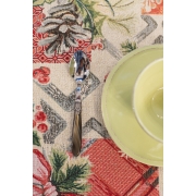 Скатертина гобеленова Новорічна з люрексом Villa Grazia Новорічний сувенір 140х180 см BerryMantel-140x180