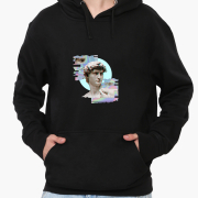 Худі чоловічий David Renaissance MobiPrint 9225-1584 чорний