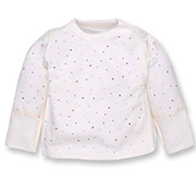 Сорочечка для дівчинки 0902253точ футер Татошка молочний з принтом