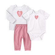 Комплект для дівчинки Bembi КП255 інтерлок рожевий