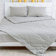Дитяча антиалергенна літня ковдра Eco-Soft 2339 Light Gray MirSon