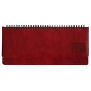 Планінг настільний датований 30х14 см 128 стор. Persona Leo Planner 252656 бордовий