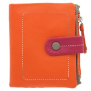 Жіночий шкіряний гаманець Visconti M-77 Mojito orange multi