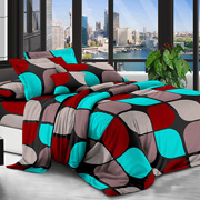 Постільна білизна Різнобарвна Абстракція полікоттон Selena 600276