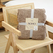 Плед Twig Beige шерпа Soho