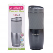 Термокружка Kamille 500 мл 2047 сіра