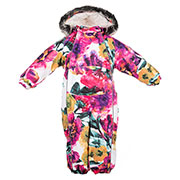 Дитячий зимовий термокомбінезон REGGIE 1 Huppa 36020130 білий з рожевим