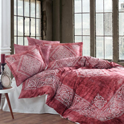 Постільна білизна із сатину Digital з 3D принтом Grace brick Dantela Vita цегляна