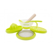Набір для годування терка, сито, соковижималка, чаша, ложка Baby Team AKT-6095