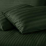 Наволочка Stripe SoundSleep сатин-страйп зелений 2х2