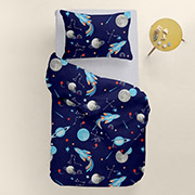 Постільна білизна в дитяче ліжечко Space CS31 ранфорс Cosas