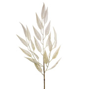 Гілка декоративна 90 см Листя Yes! Fun 974805 засніжена