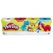 Набір маси для ліплення Hasbro Play-Doh Plus з 4 баночок B5517 в асортименті
