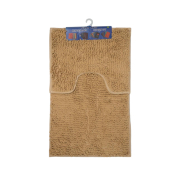 Набор ковриков для ванной комнаты 2 шт Kornel светло-коричневый