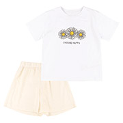 Піжама для дівчинки КП294 супрем Бембі 120-білий-молочний