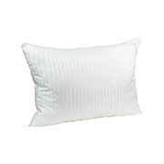 Подушка Руно LUX із штучним пухом у сатині із сріблястим кантом