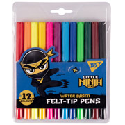 Фломастери 12 кольорів Ninja Yes 650530