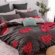 Постільна білизна Кохання 102119 бязь-люкс Selena простирадло на гумці