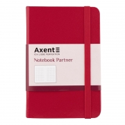 Книга записная Axent Partner 95*140 96л клет красный 8301-03-A