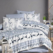 Постельное белье Deer Indigo ранфорс First choice - Фото №2