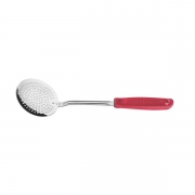 Шумовка Tramontina Utilita из нержавеющей стали 25652/170 красная ручка