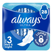 Гігієнічні прокладки 28 шт Day and Night Quatro Always Ultra