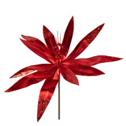 Цветок декоративный 40 см Рождественская звезда Yes! Fun 974819 красная