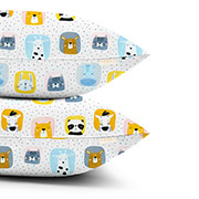 Набор из 2 наволочек Color Animals ранфорс Cosas