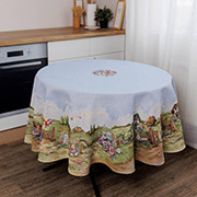 Скатертина кругла великодня гобеленова Настрій Прованс