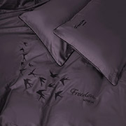 Постільна білизна 0231 Excalibur Freedom сатин-elit MirSon з вишивкою