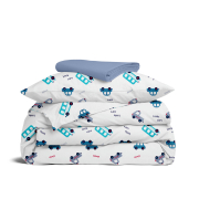 Дитяча постільна білизна в ліжечко CARS CS26 Cosas бірюзовий