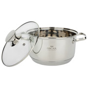 Каструля із кришкою 24 см 6 л Grand Oscar OSR-2001-24